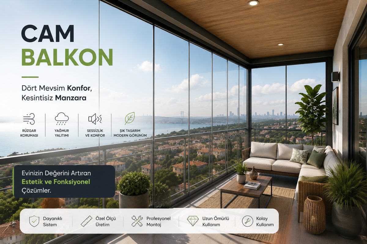 Büyükçekmece’de Cam Balkon Hizmeti